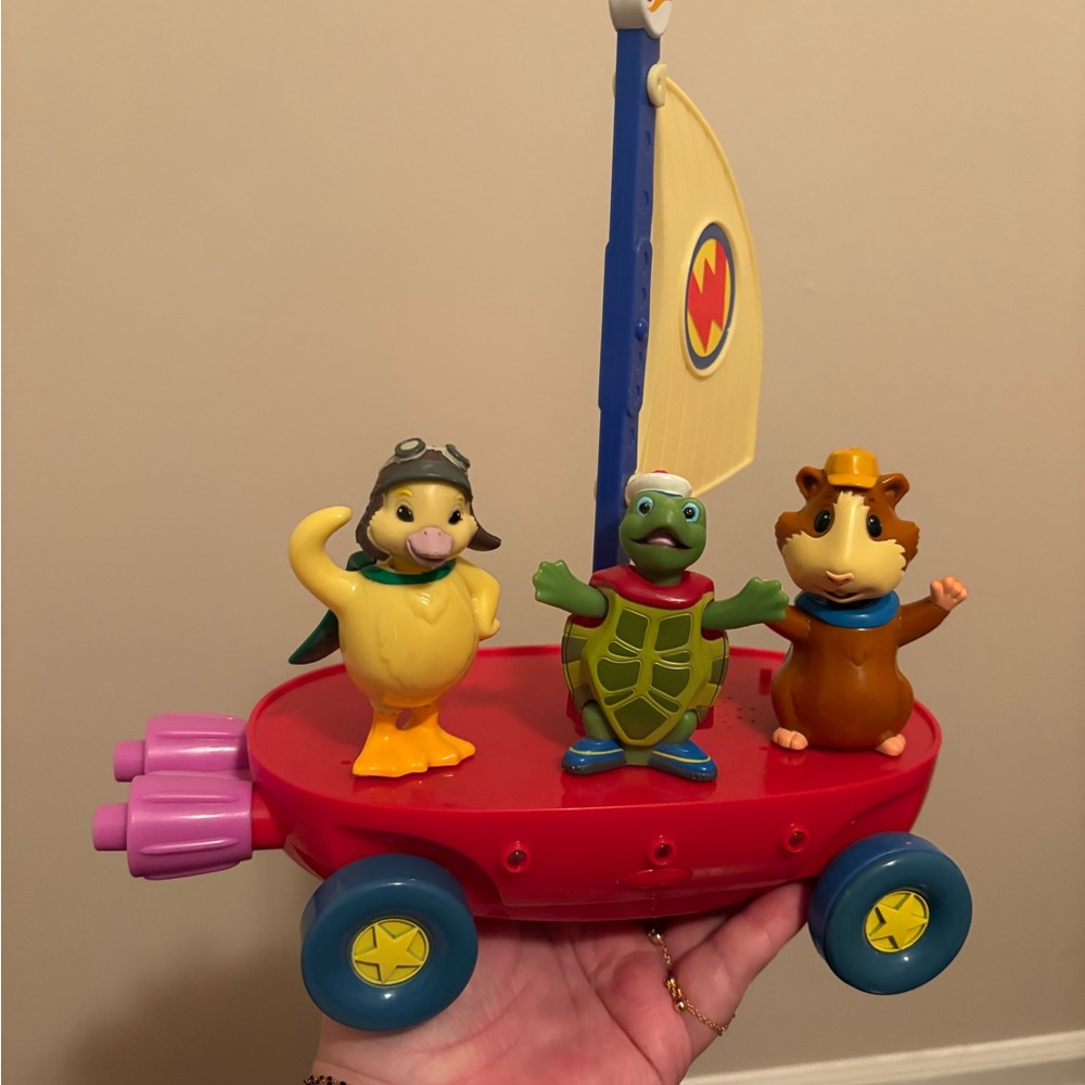 Wonder Pets Flyboat Talking/Singing Toy with Figures TESTED & WORKING